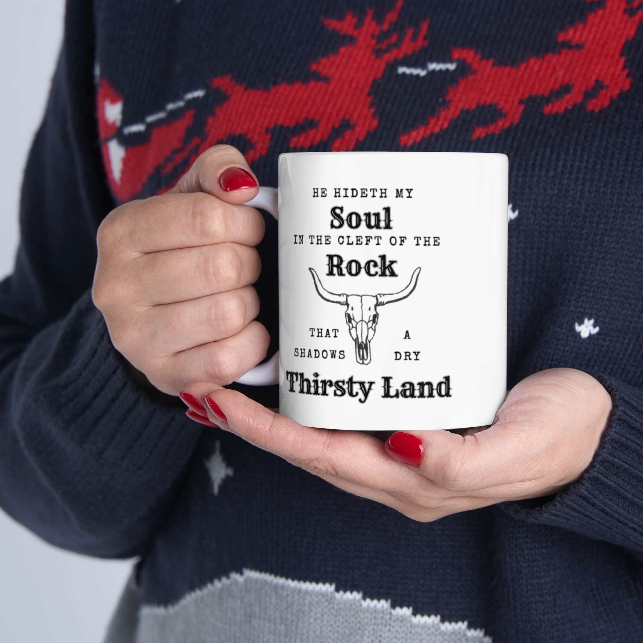 He Hideth my Soul Mug