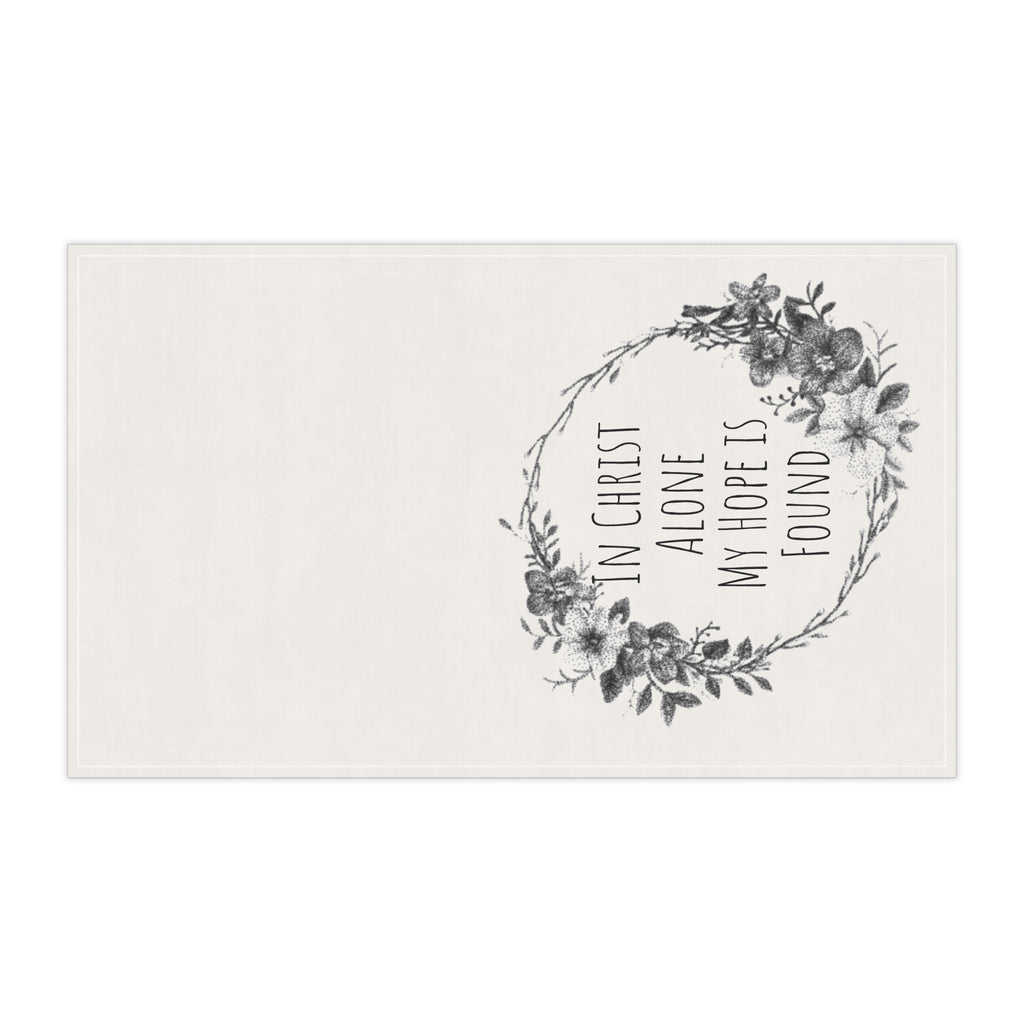 In Christ Alone Tea Towel