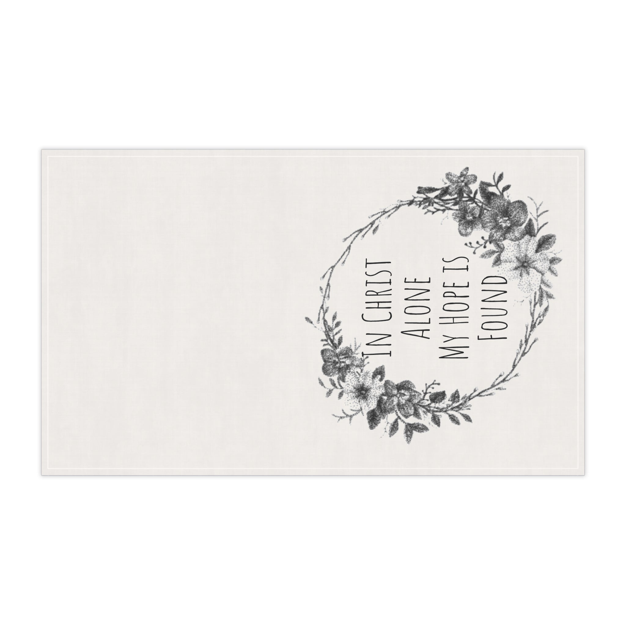 In Christ Alone Tea Towel