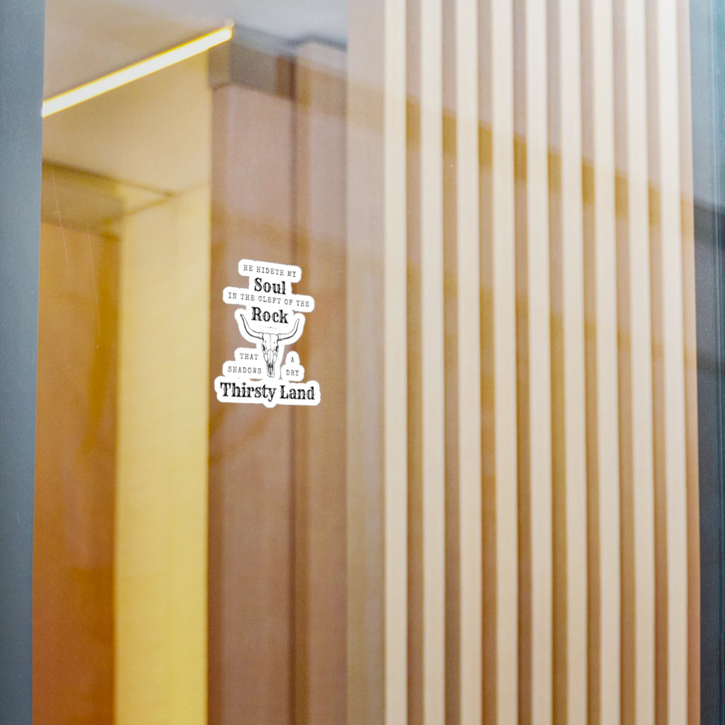 He Hideth My Soul Hymn Sticker