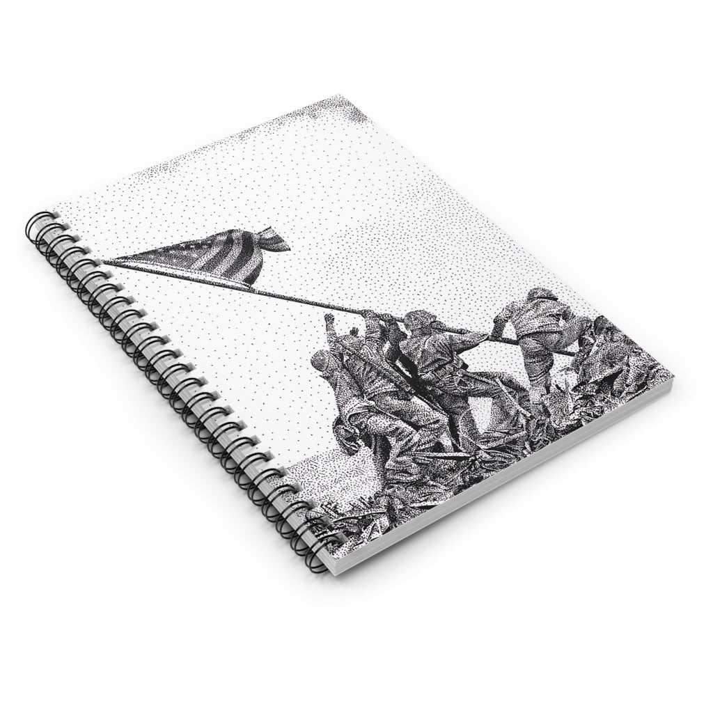 Iwo Jima Flag Raising Ruled Journal