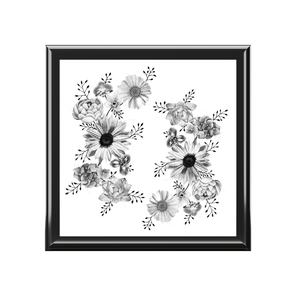 Floral Design Jewelry Box