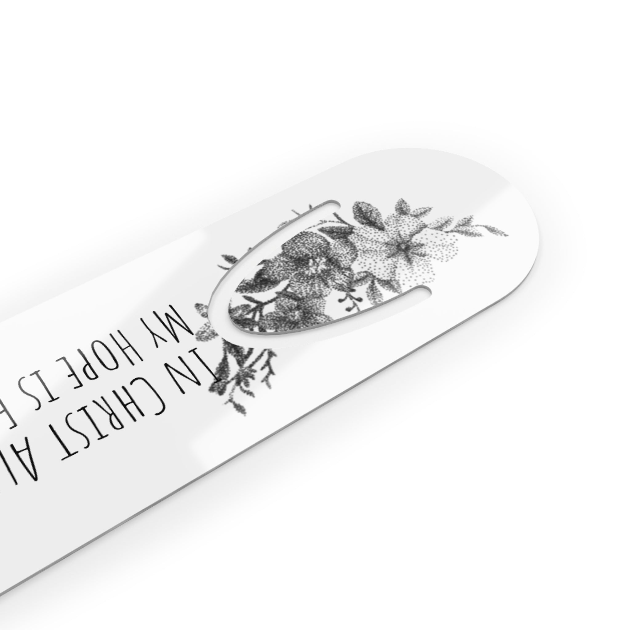 In Christ Alone Metal Corner Bookmark