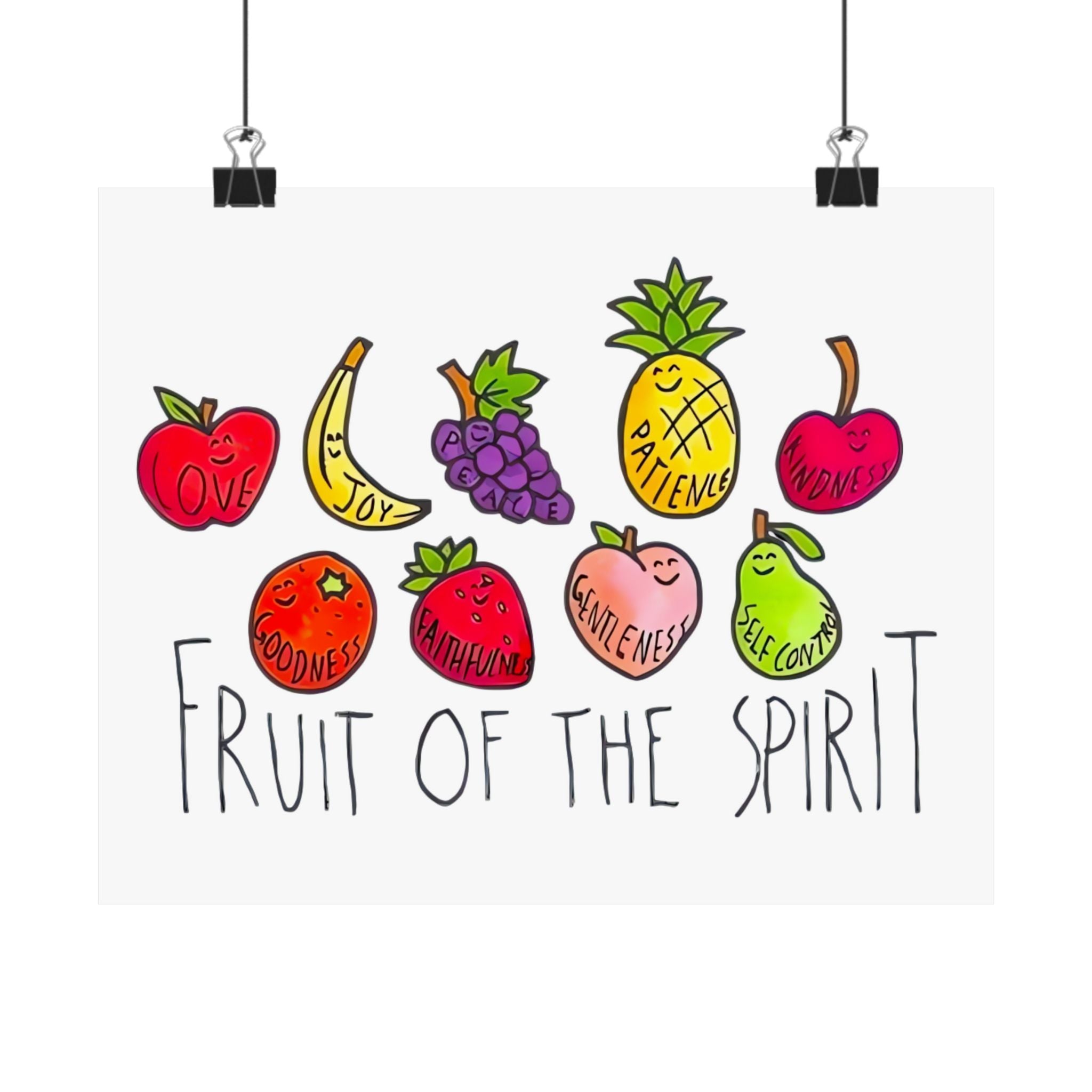 Fruit of the Spirit Matte Poster