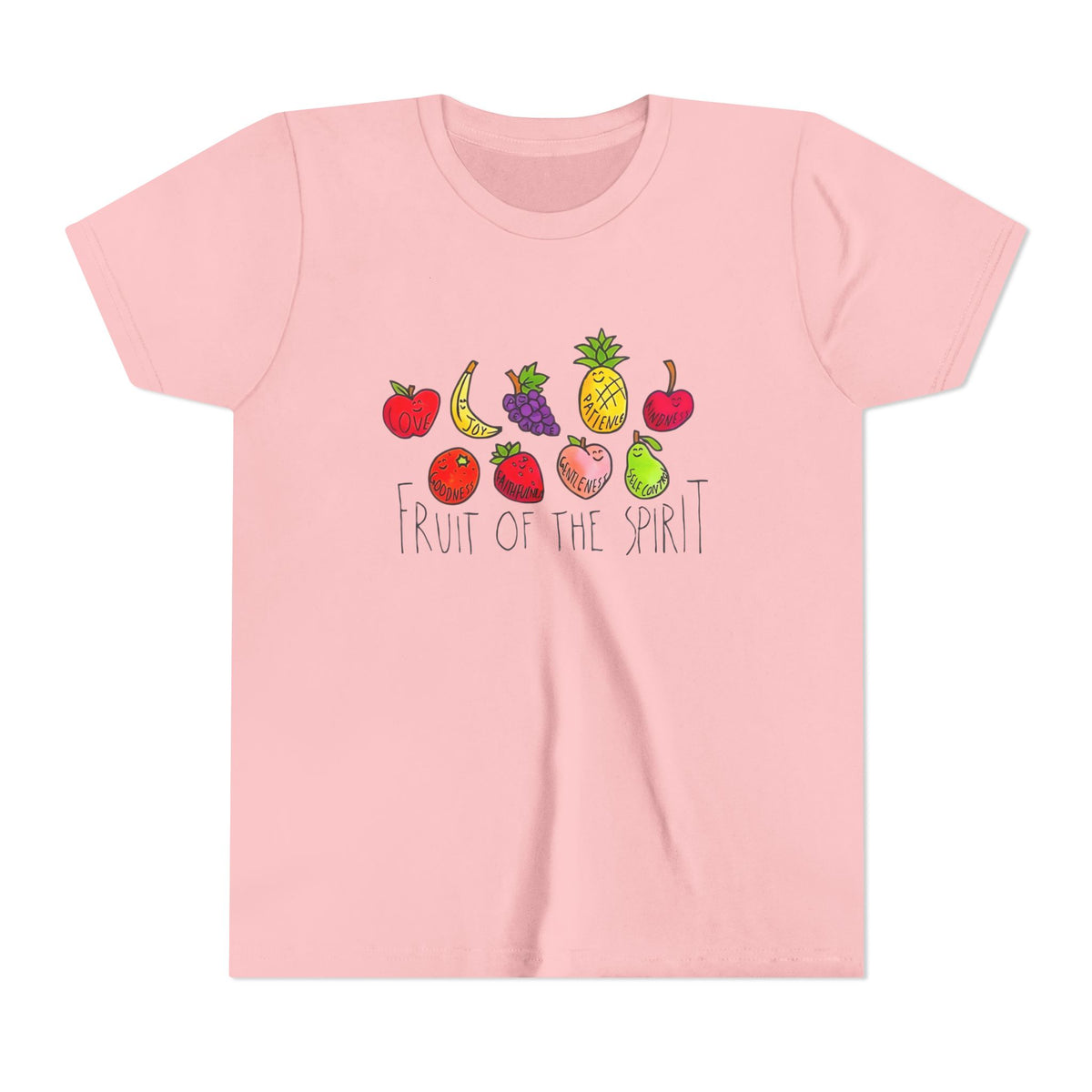 Fruit of the Spirit Youth Tee | Watercolor Fruit Illustration