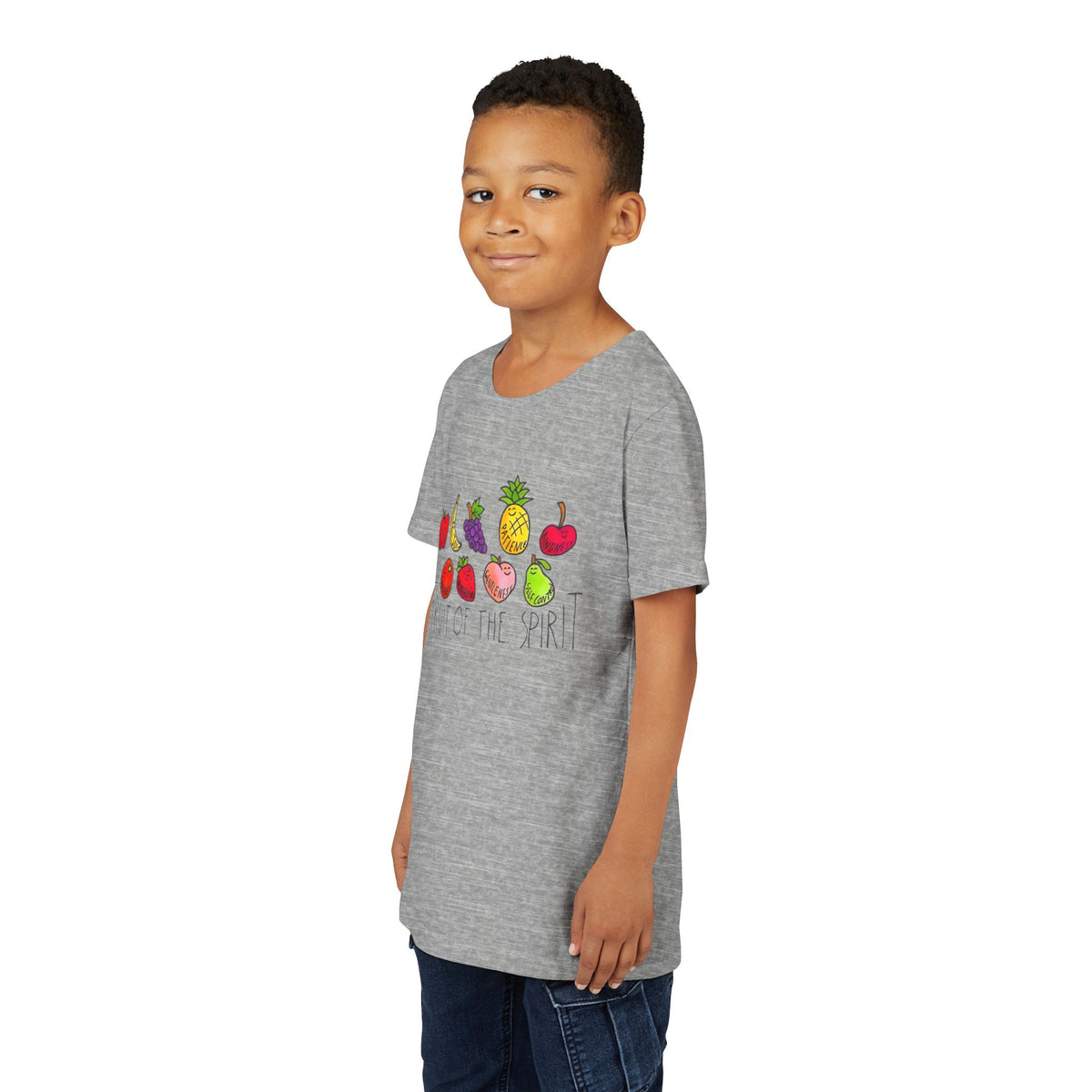 Fruit of the Spirit Youth Tee | Watercolor Fruit Illustration