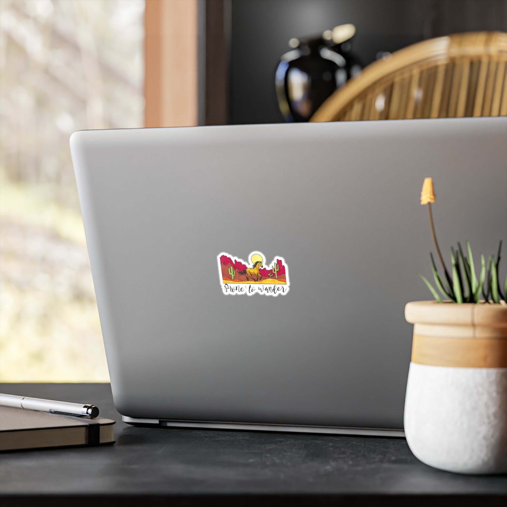 Prone to Wander Horse Sticker Decal