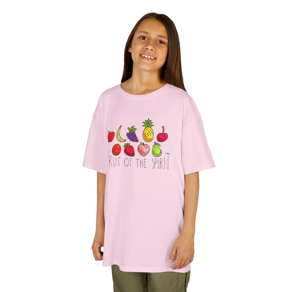 Fruit of the Spirit Kids T-Shirt | watercolor fruit illustration