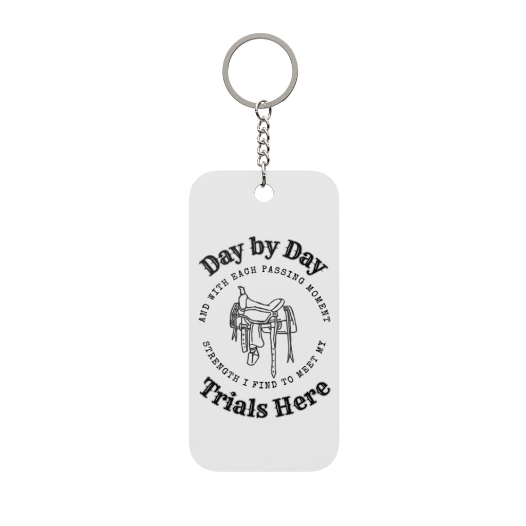 Day by Day Saddle Keychain