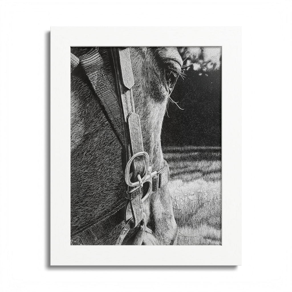 Horse Eye Drawing - “Bucky”