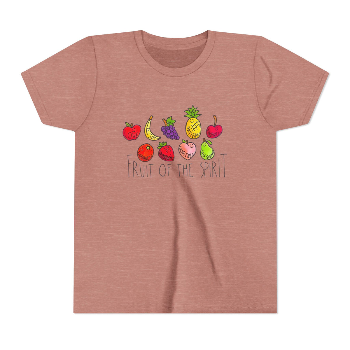 Fruit of the Spirit Youth Tee | Watercolor Fruit Illustration