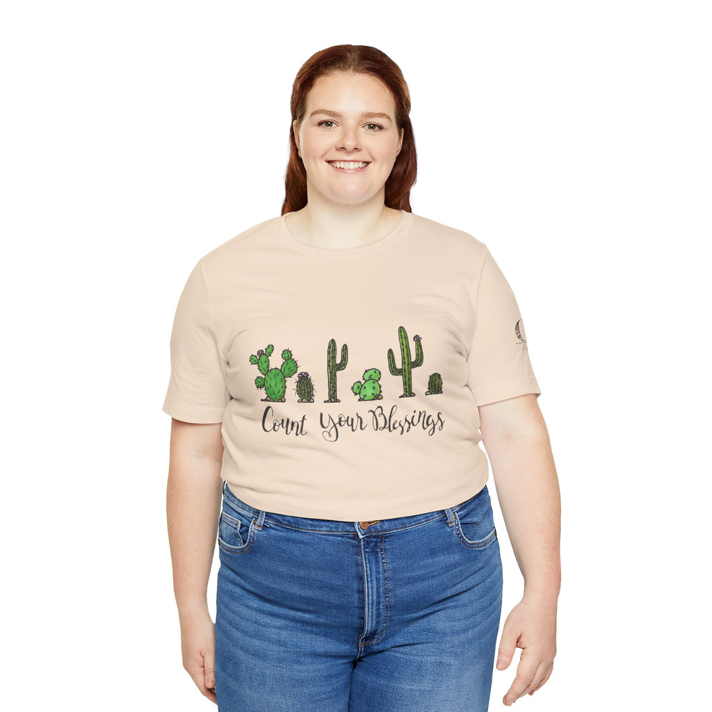 Count Your Blessings Cactus T-Shirt
