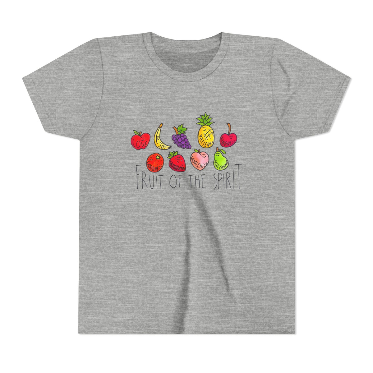 Fruit of the Spirit Youth Tee | Watercolor Fruit Illustration