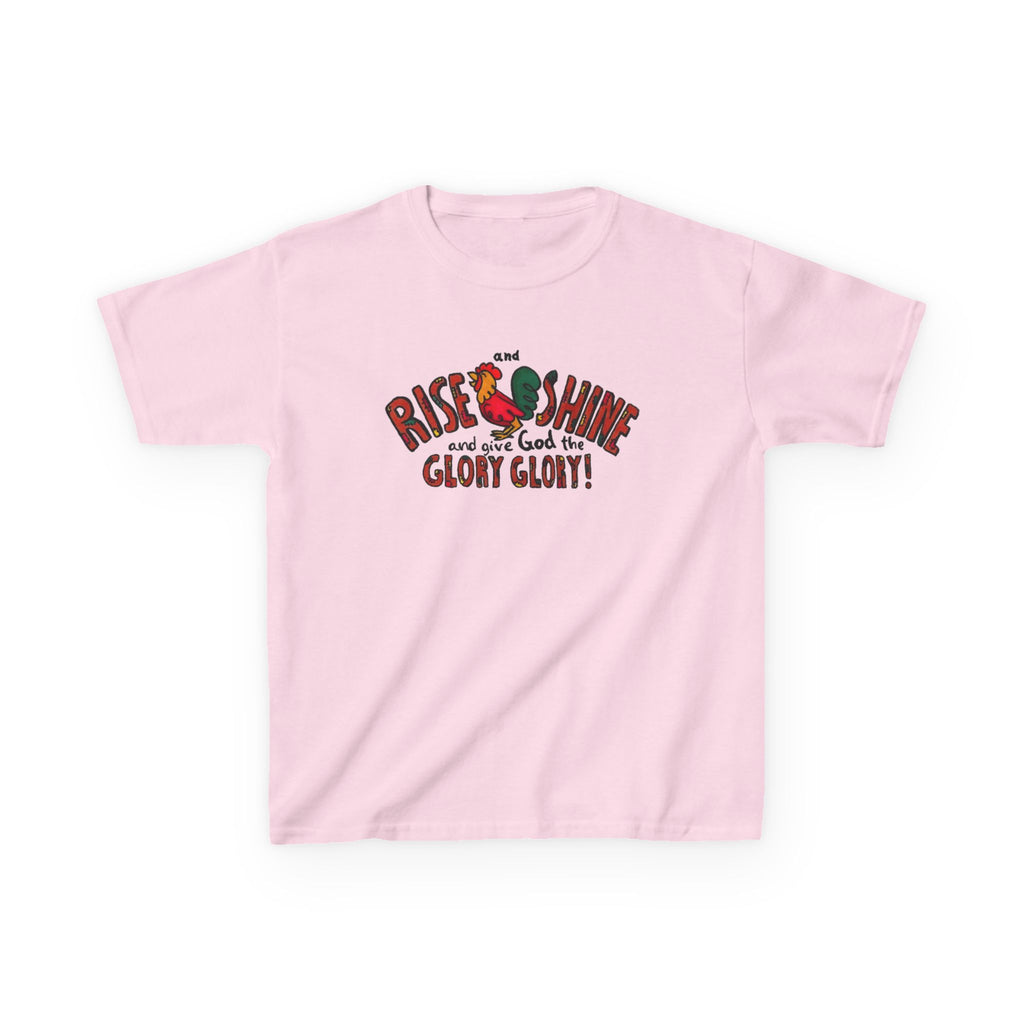 Rise and Shine Rooster Kids Tee | Glory Glory, Morning Farm Design