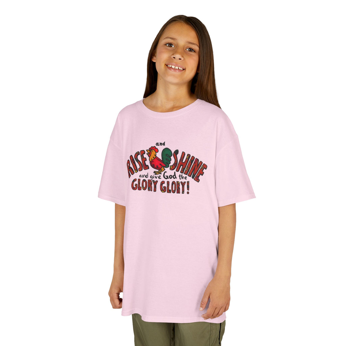 Rise and Shine Rooster Kids Tee | Glory Glory, Morning Farm Design