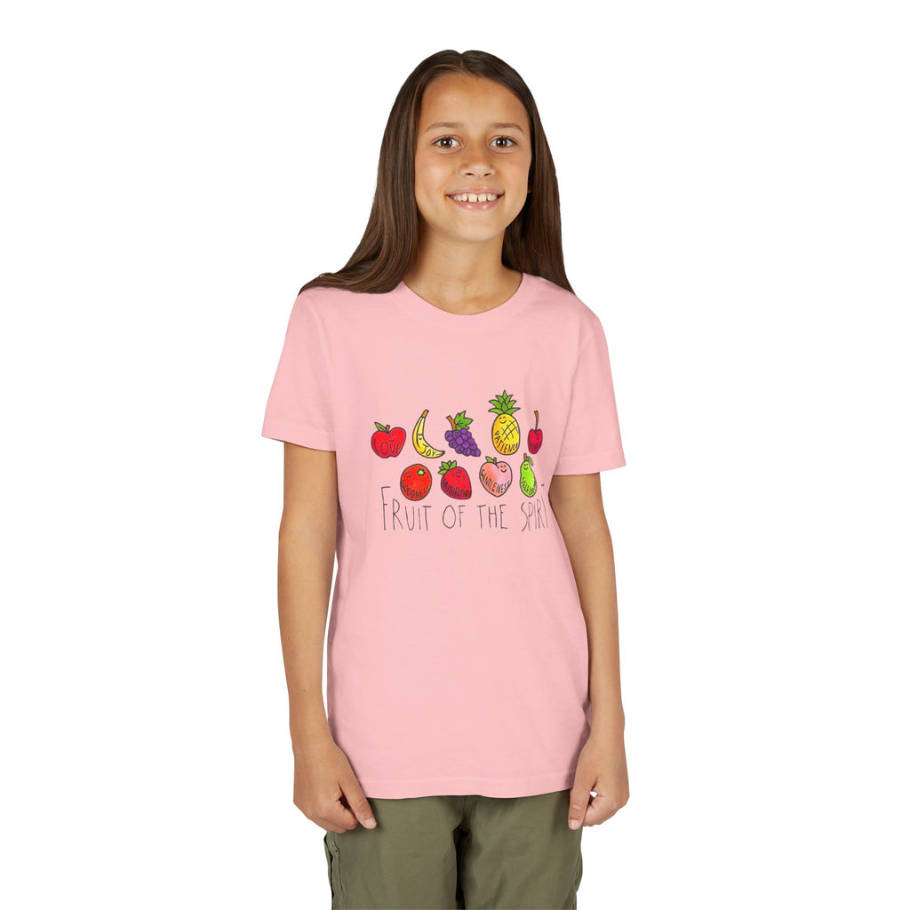 Fruit of the Spirit Youth Tee | Watercolor Fruit Illustration