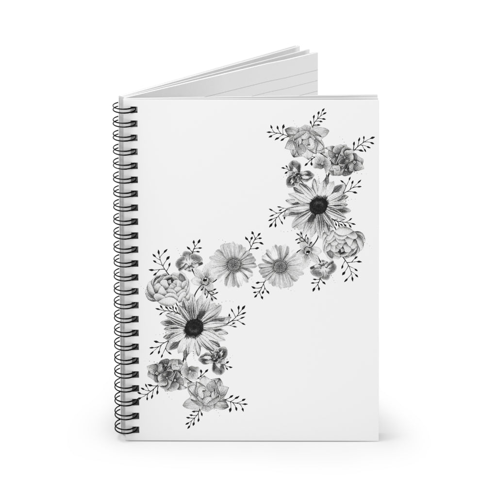 Floral Design Spiral Notebook