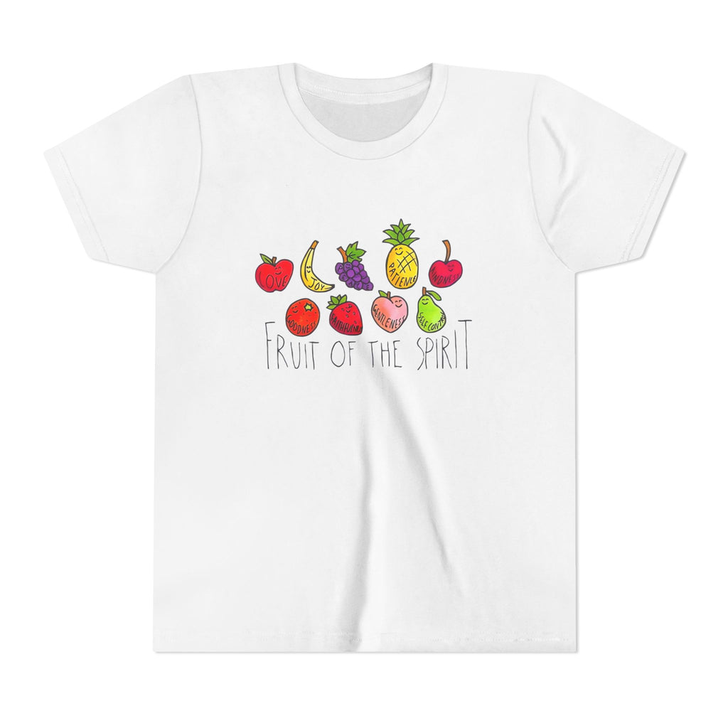 Fruit of the Spirit Youth Tee | Watercolor Fruit Illustration