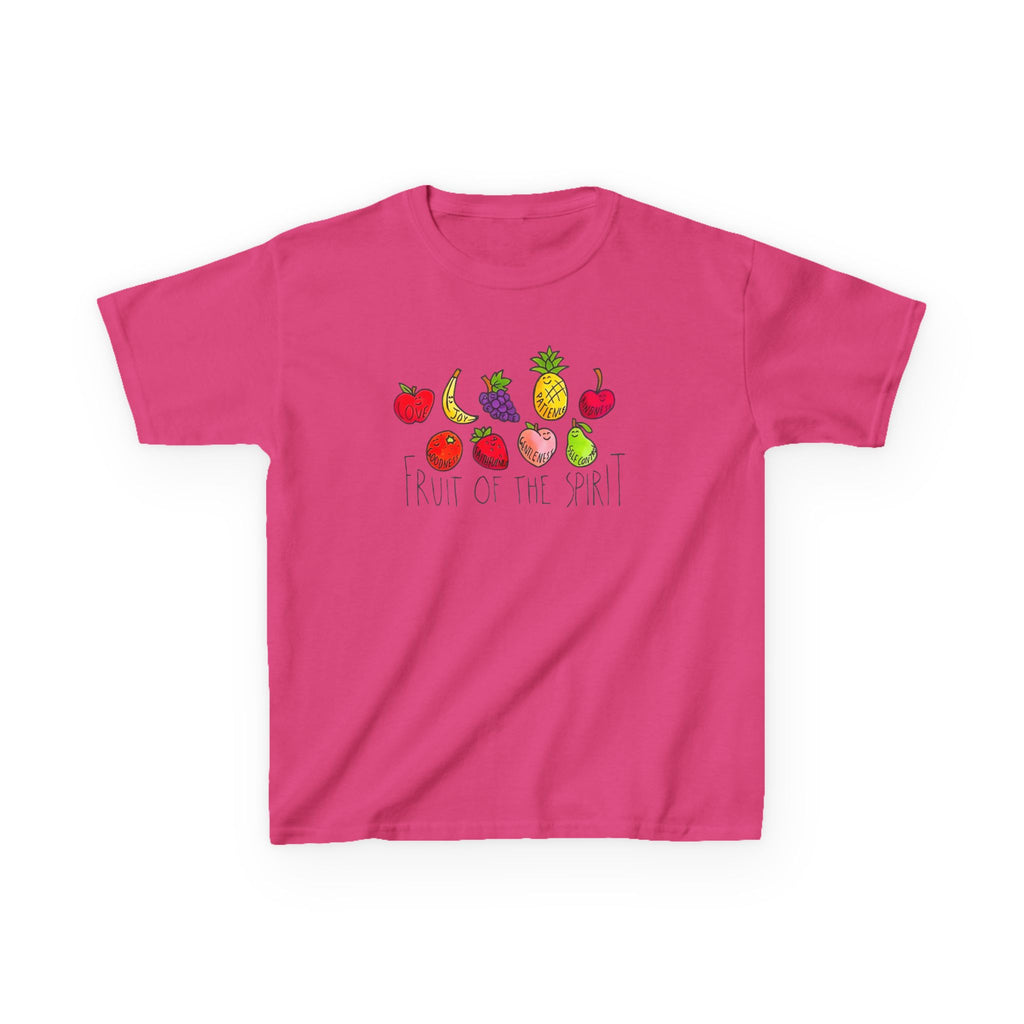 Fruit of the Spirit Kids T-Shirt | watercolor fruit illustration