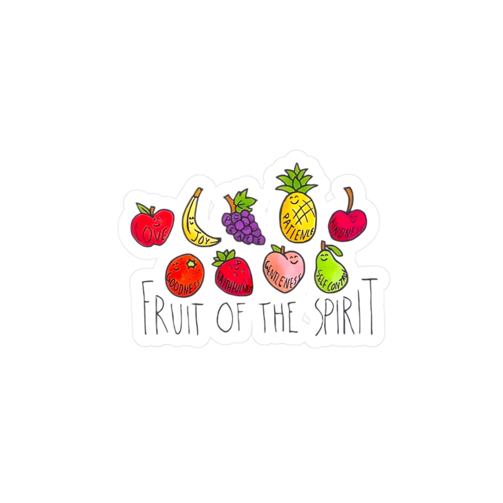 Fruit of the Spirit Kiss-Cut Vinyl Sticker