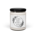 In Christ Alone Floral Candle