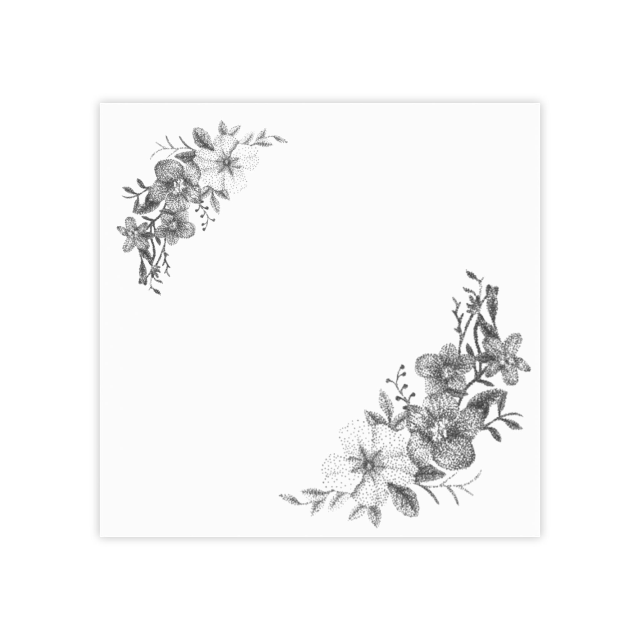 Floral Corner Post-it Notes