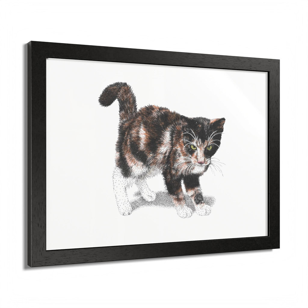Framed Calico Drawing
