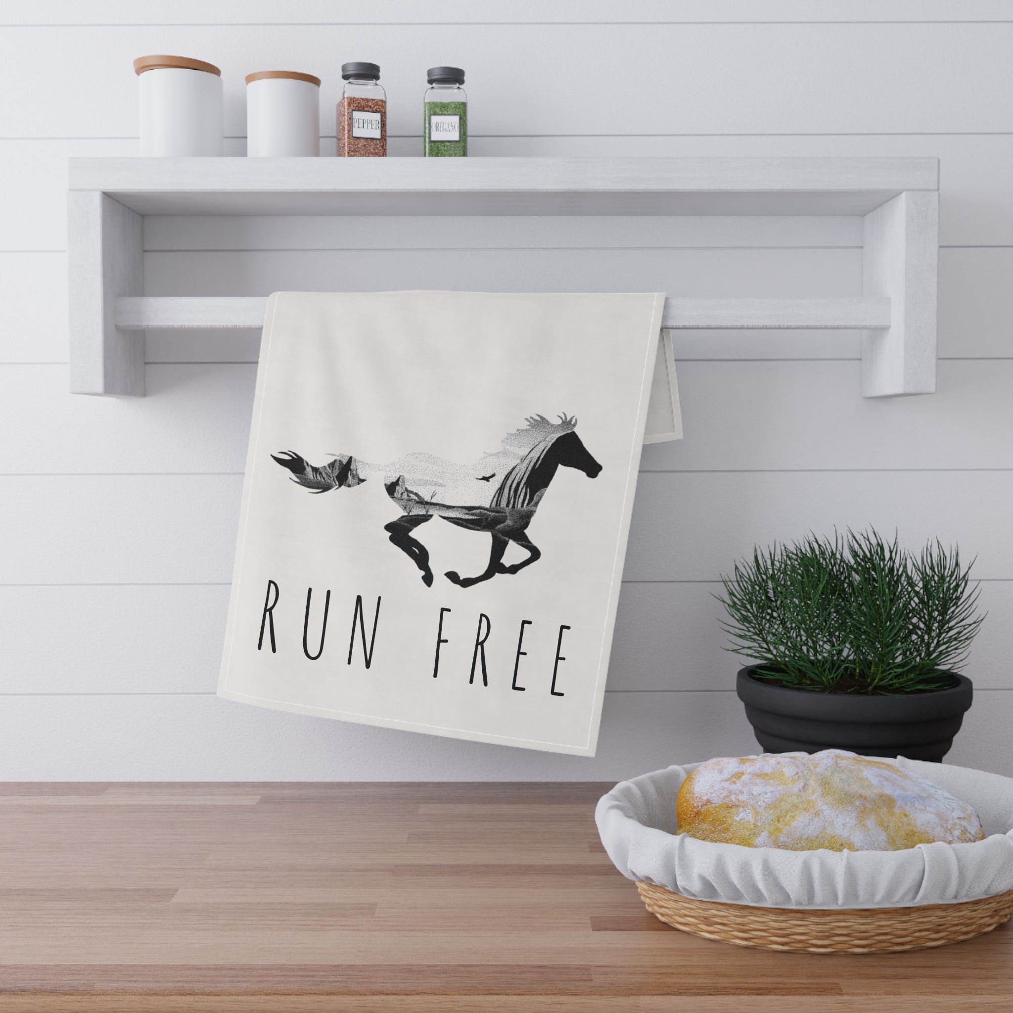 Spirit Silhouette Tea Towel