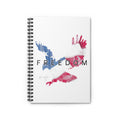 Freedom Eagle and Flag Spiral Notebook