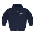 CW Art Logo Zip Hoodie | Core Worthington Art Branded Hooded Sweatshirt