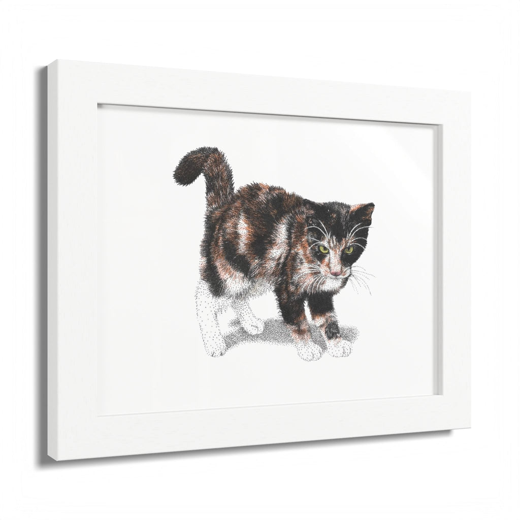 Framed Calico Drawing
