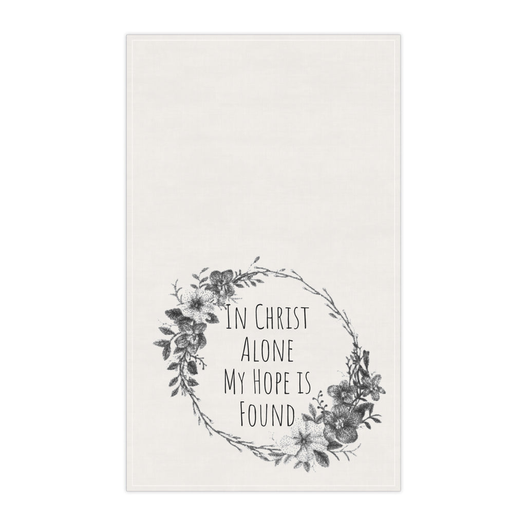 In Christ Alone Tea Towel