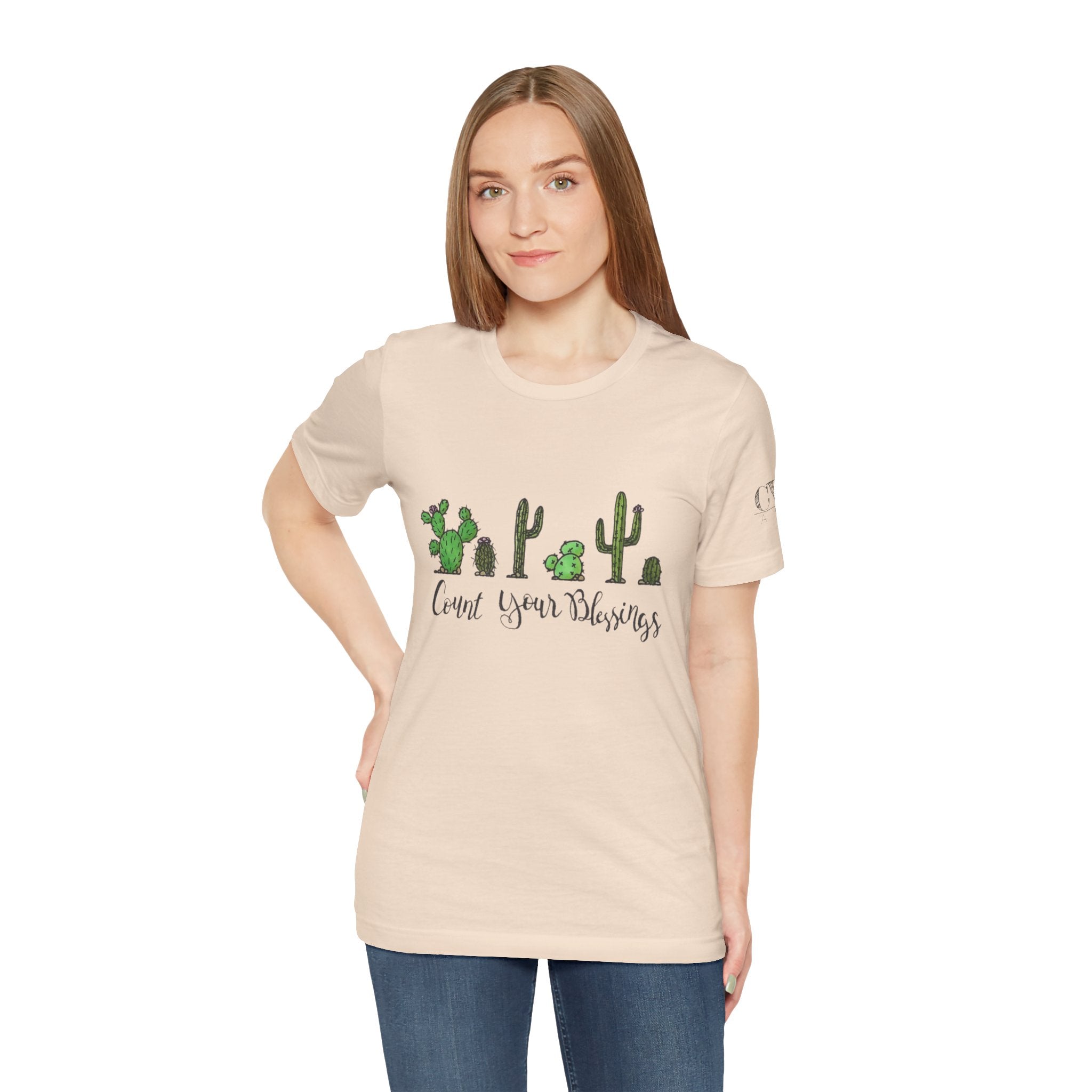 Count Your Blessings Cactus T-Shirt