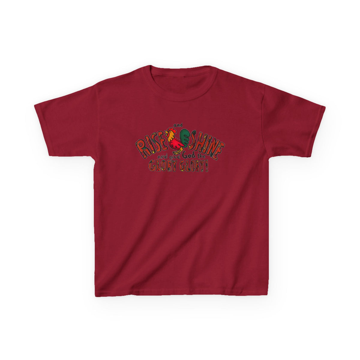 Rise and Shine Rooster Kids Tee | Glory Glory, Morning Farm Design