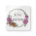 Be Still and Know Cork Coaster Set (4-Pack)