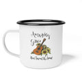 Amazing Grace Guitar with Sunflowers Enamel Camp Cup