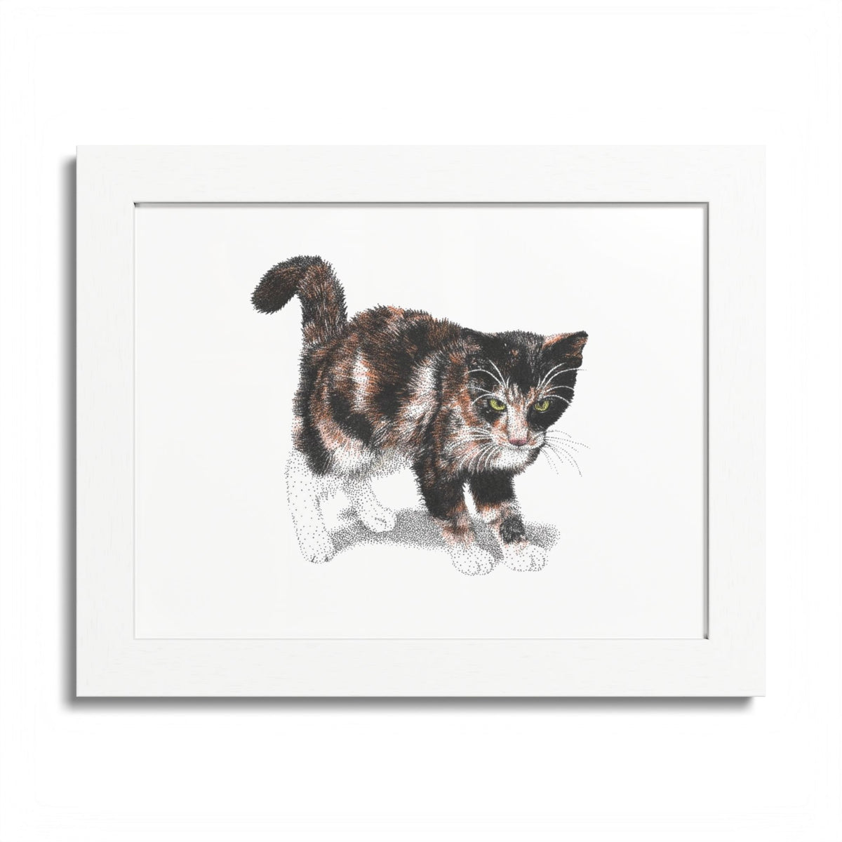 Framed Calico Drawing
