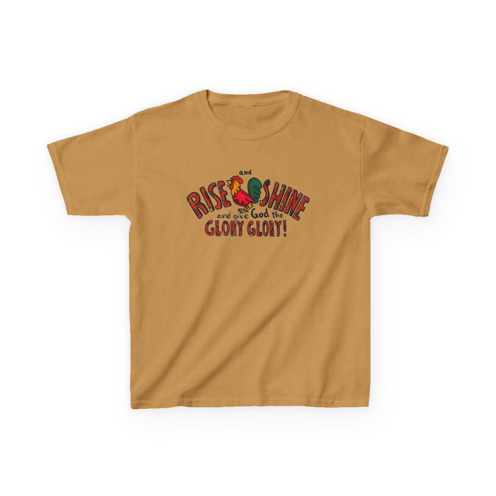 Rise and Shine Rooster Kids Tee | Glory Glory, Morning Farm Design