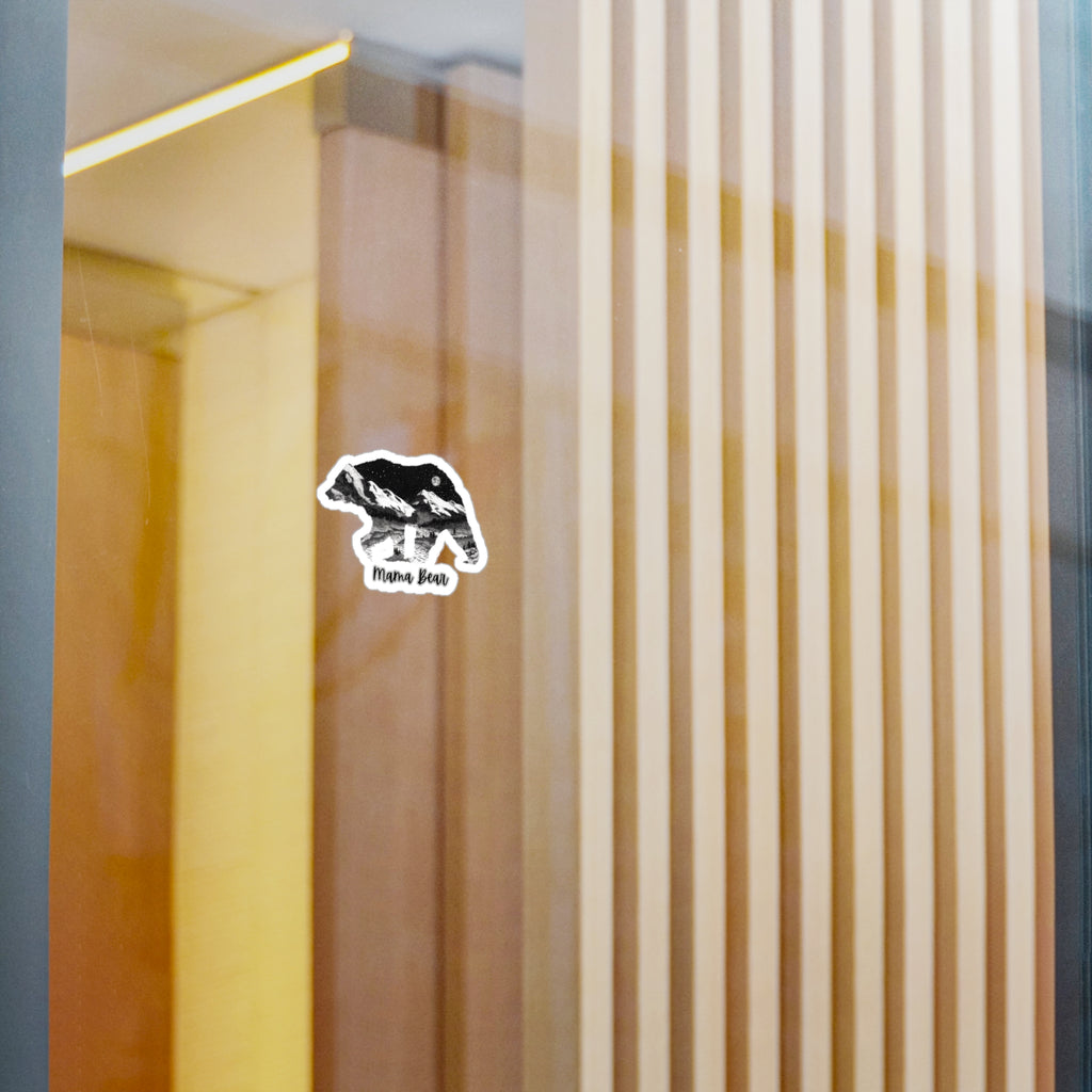 Mama Bear Silhouette Sticker