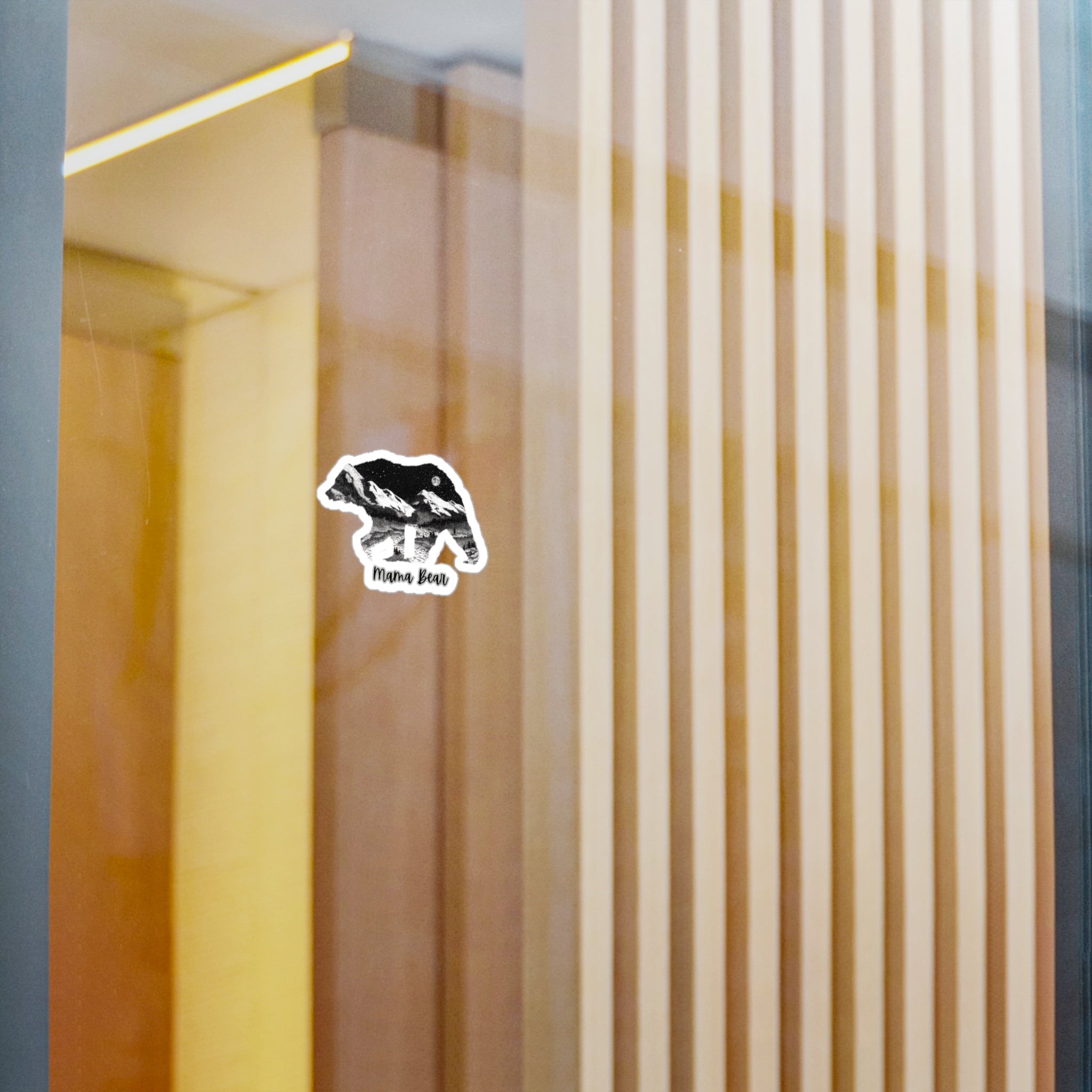 Mama Bear Silhouette Sticker