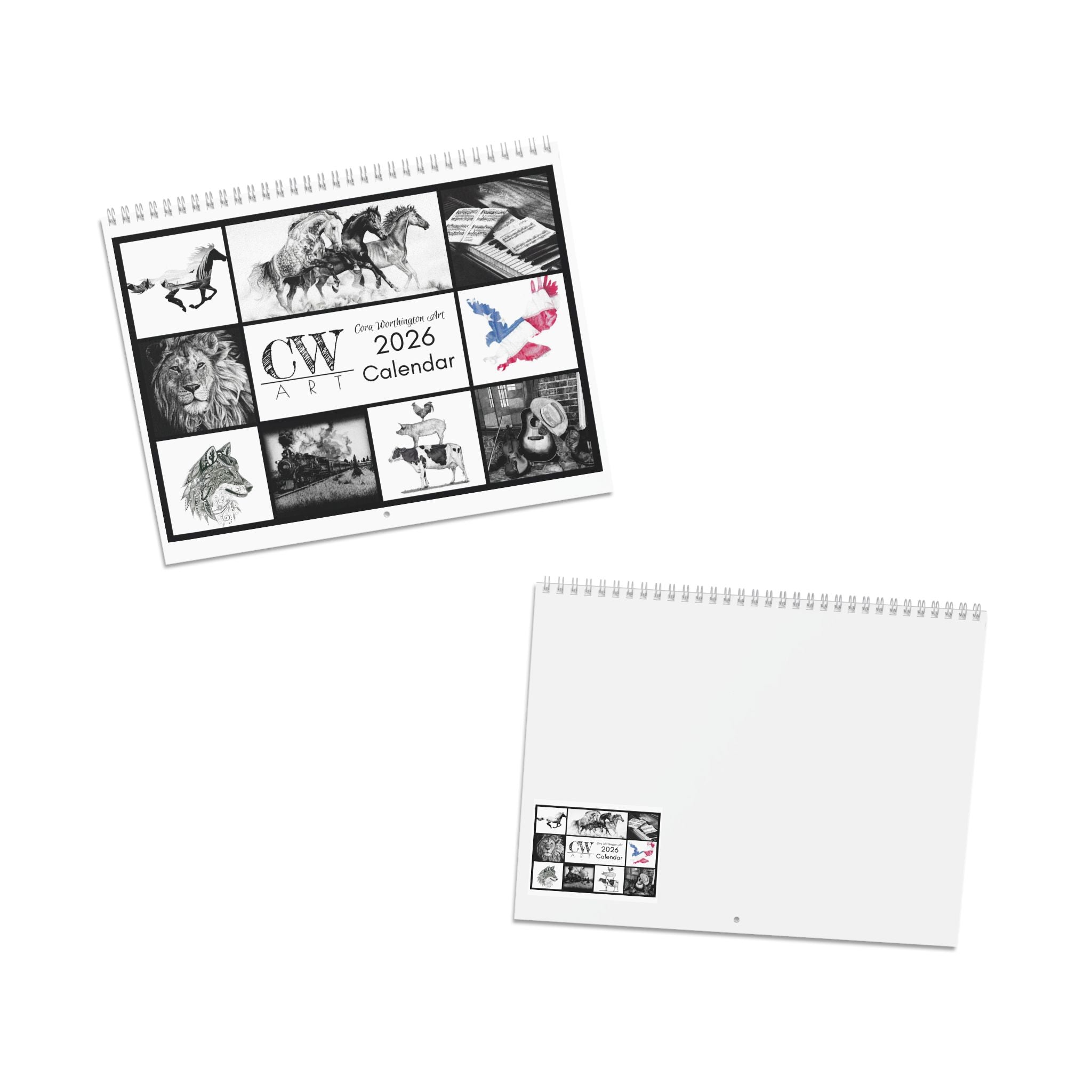 Cora Worthington Art Calendar 2026