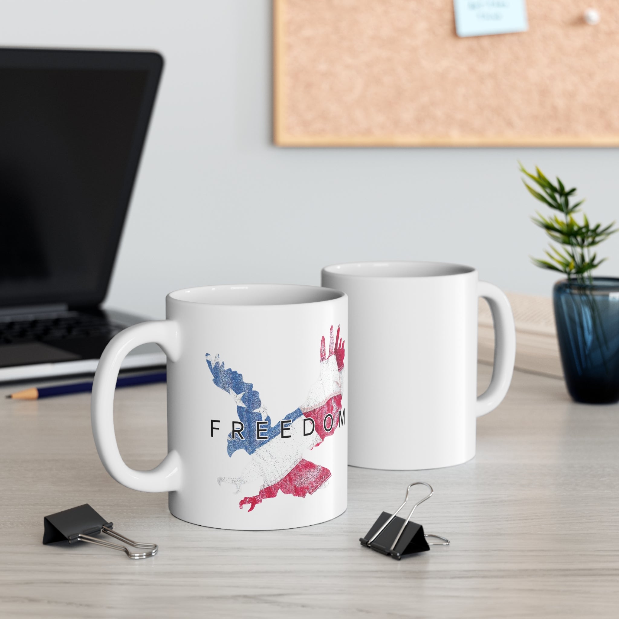 Freedom Eagle and Flag 11oz Mug