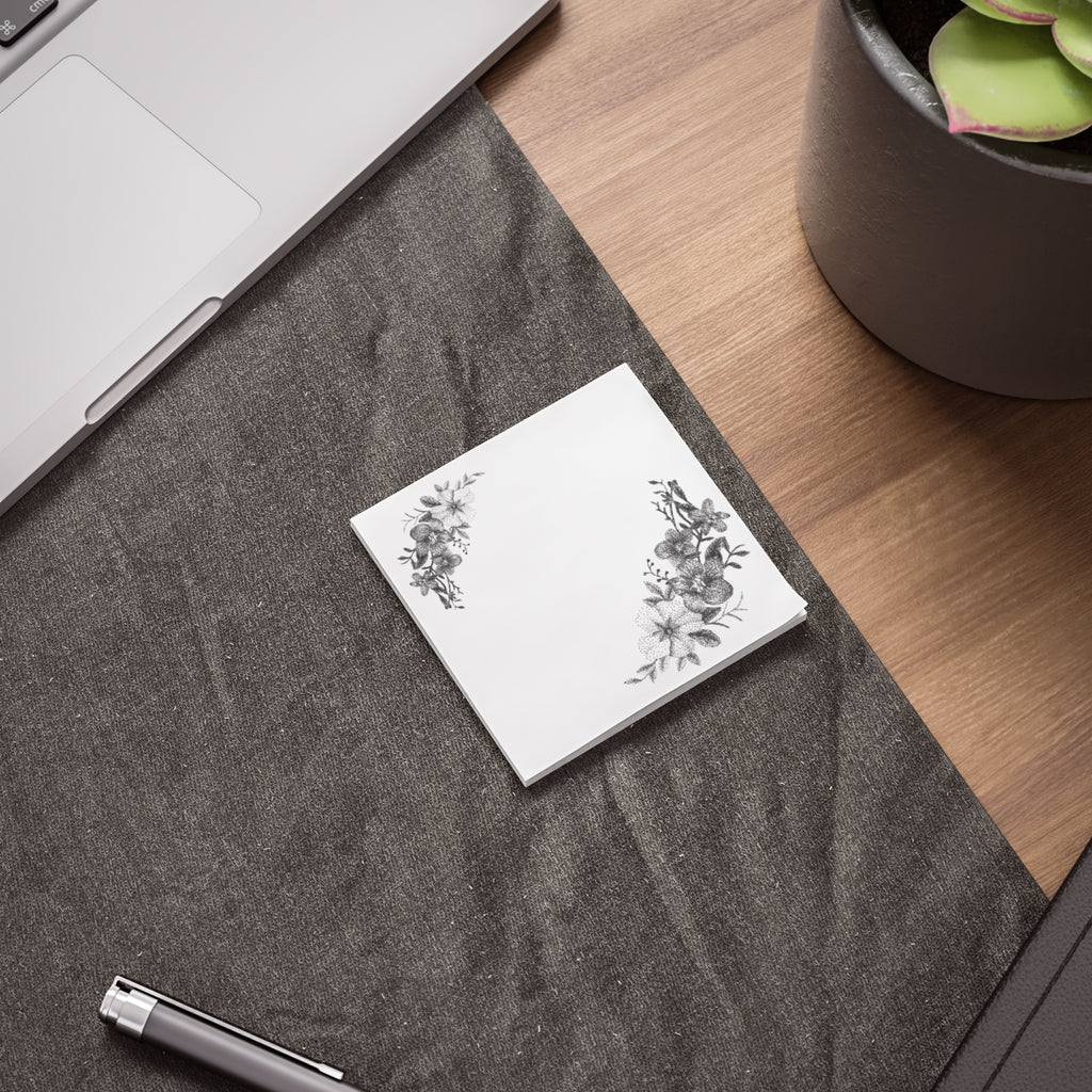 Floral Corner Post-it Notes