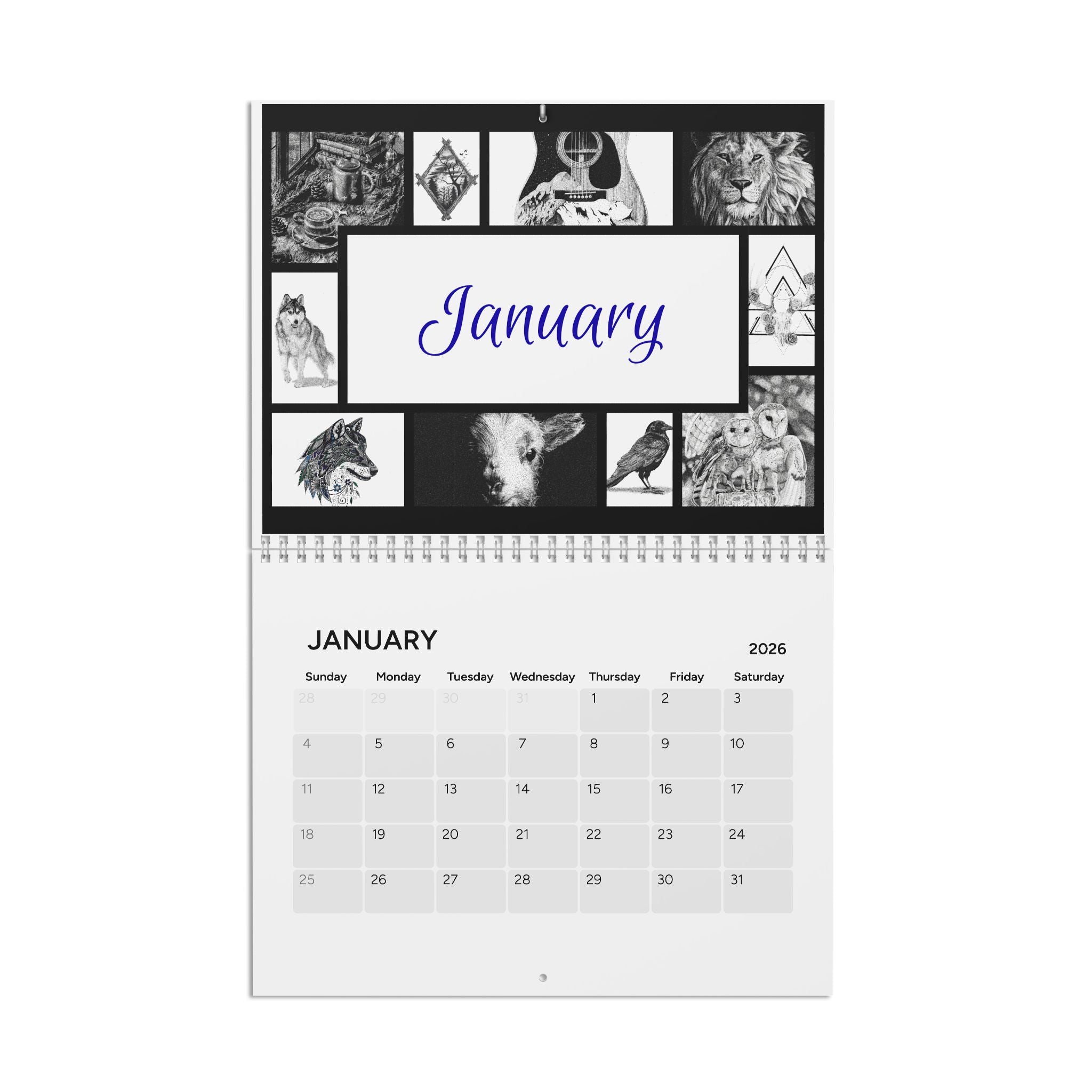 Cora Worthington Art Calendar 2026