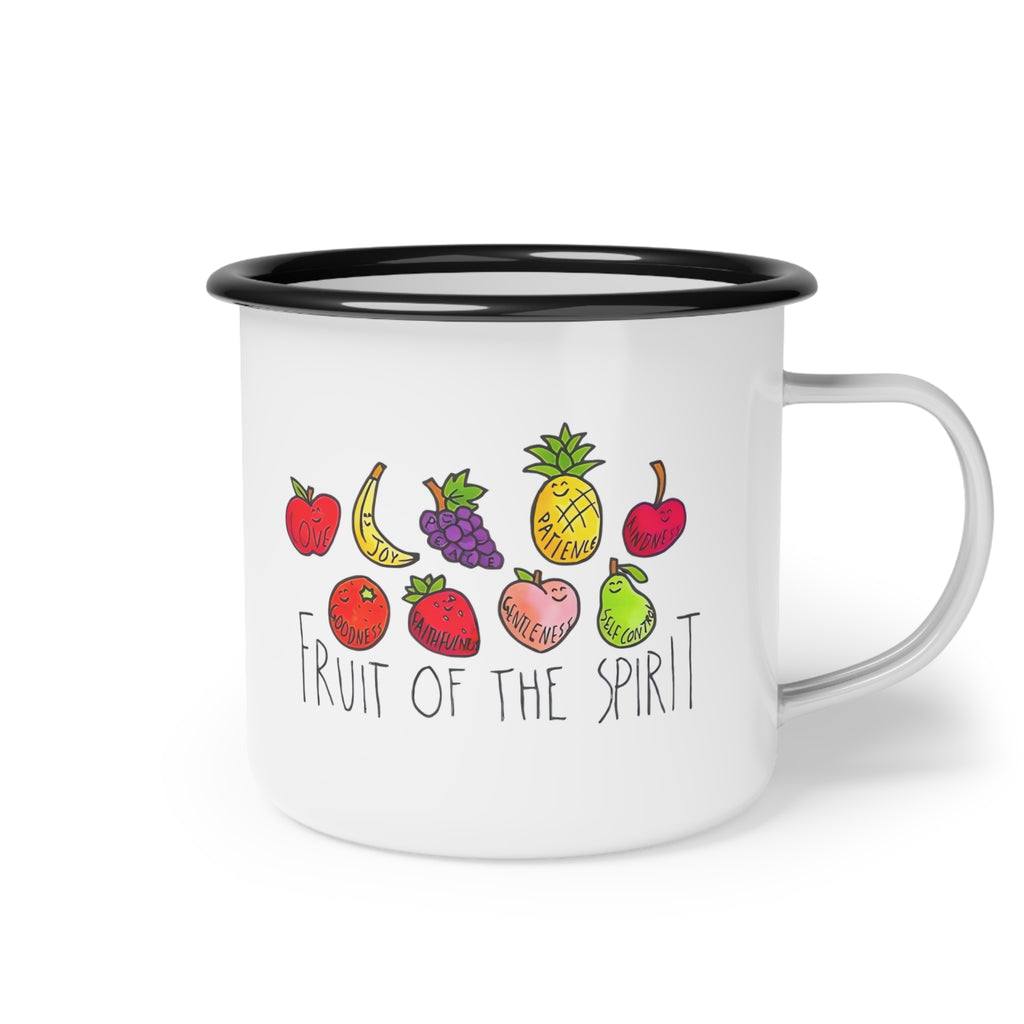 Fruit of the Spirit Enamel Camp Cup