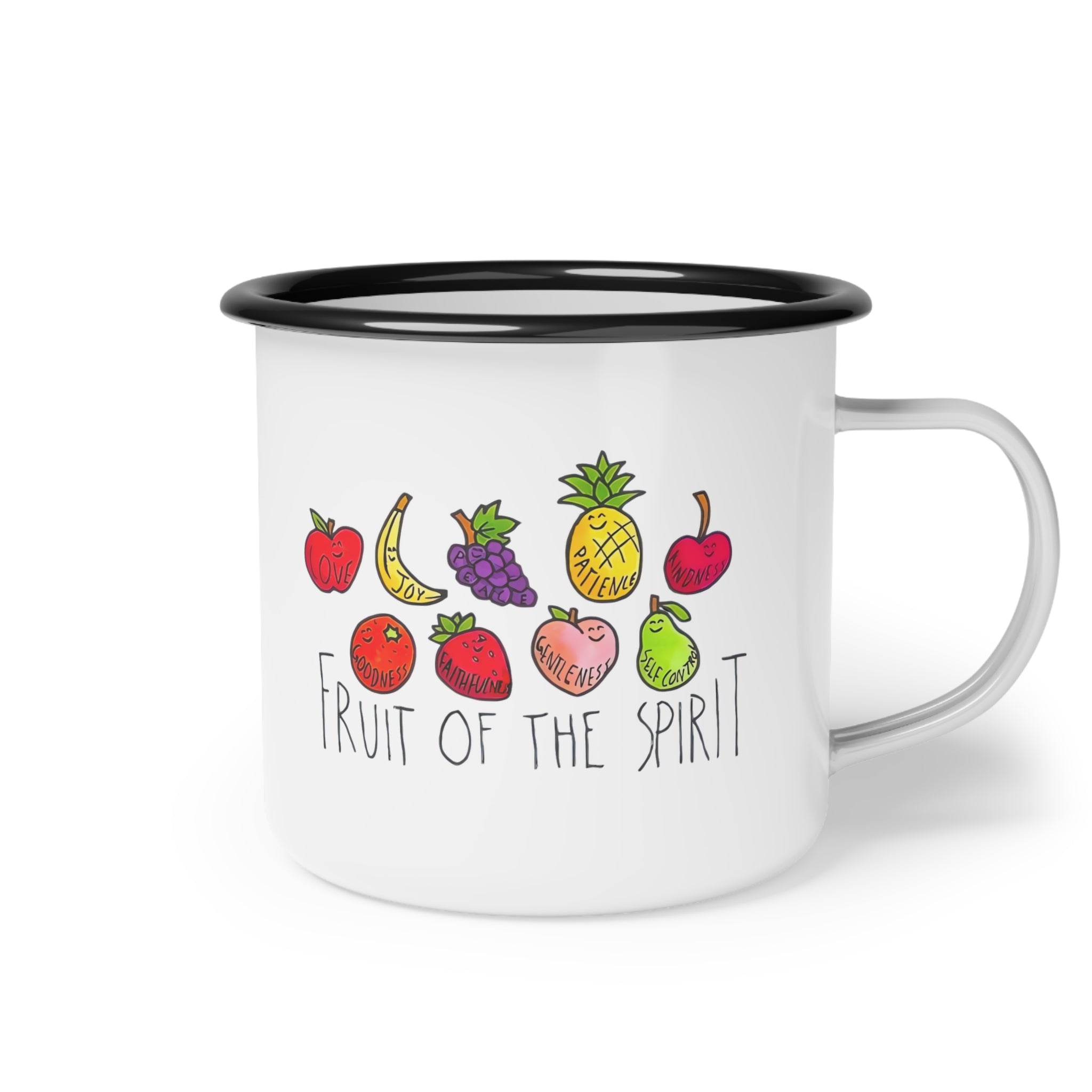 Fruit of the Spirit Enamel Camp Cup