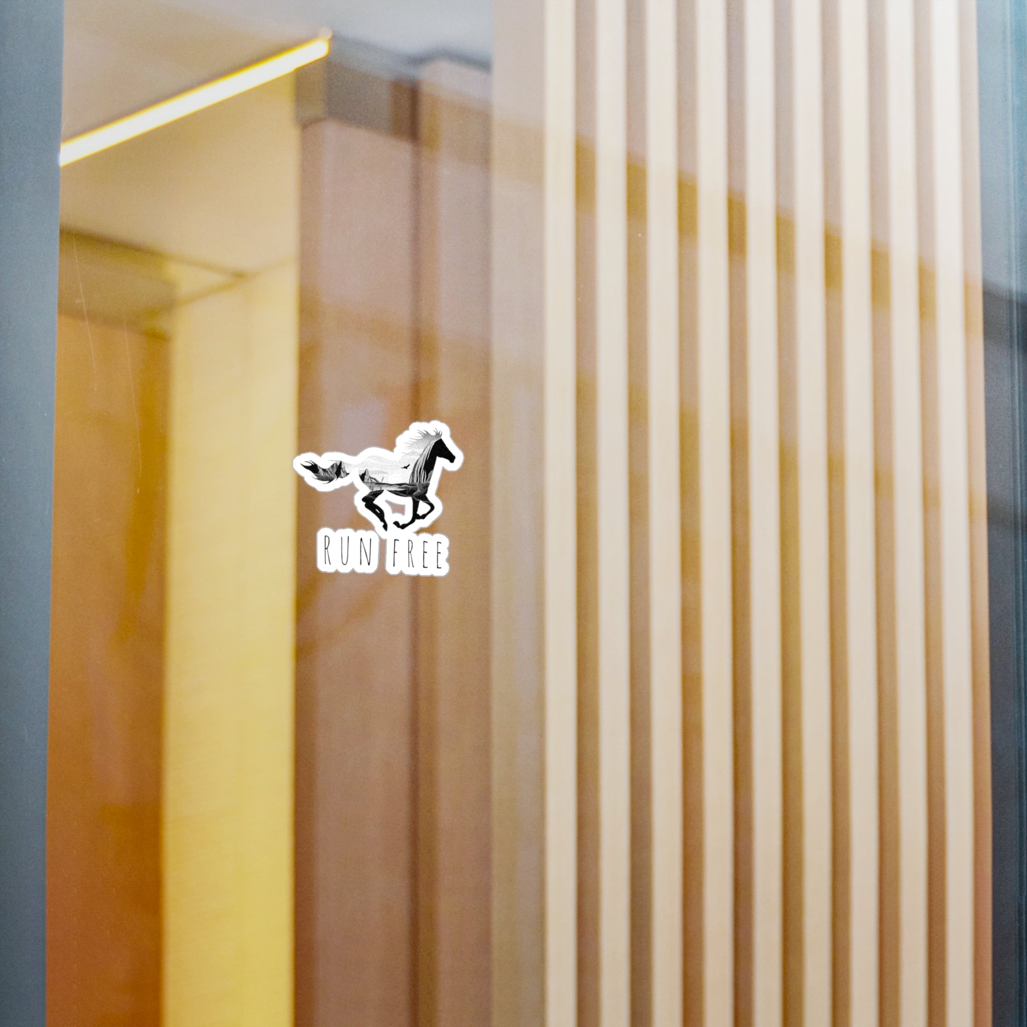 Run Free Spirit Vinyl Sticker
