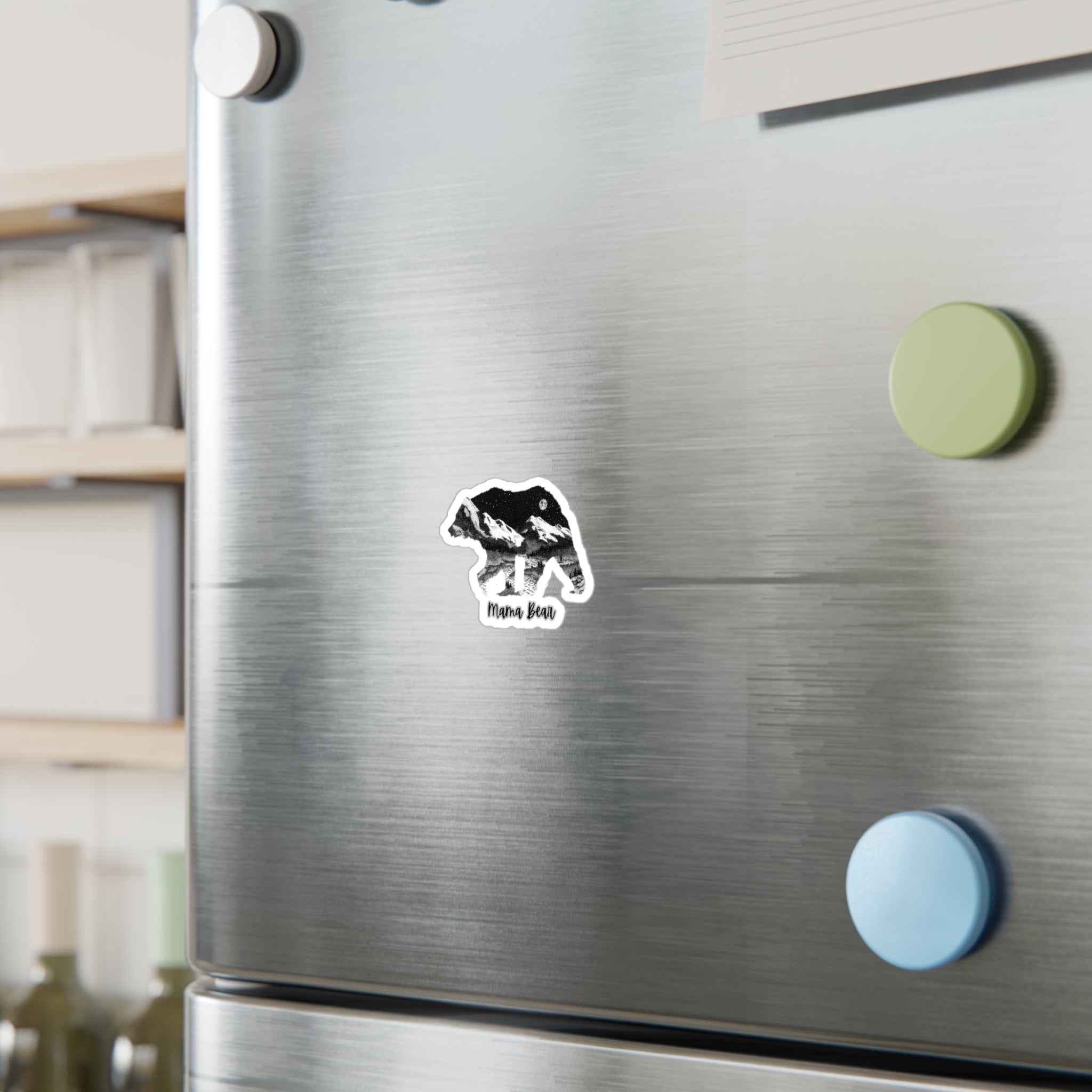Mama Bear Silhouette Sticker