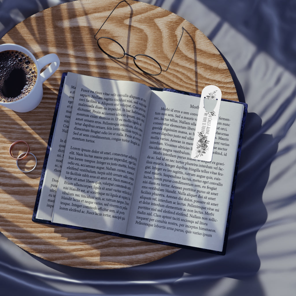In Christ Alone Metal Corner Bookmark