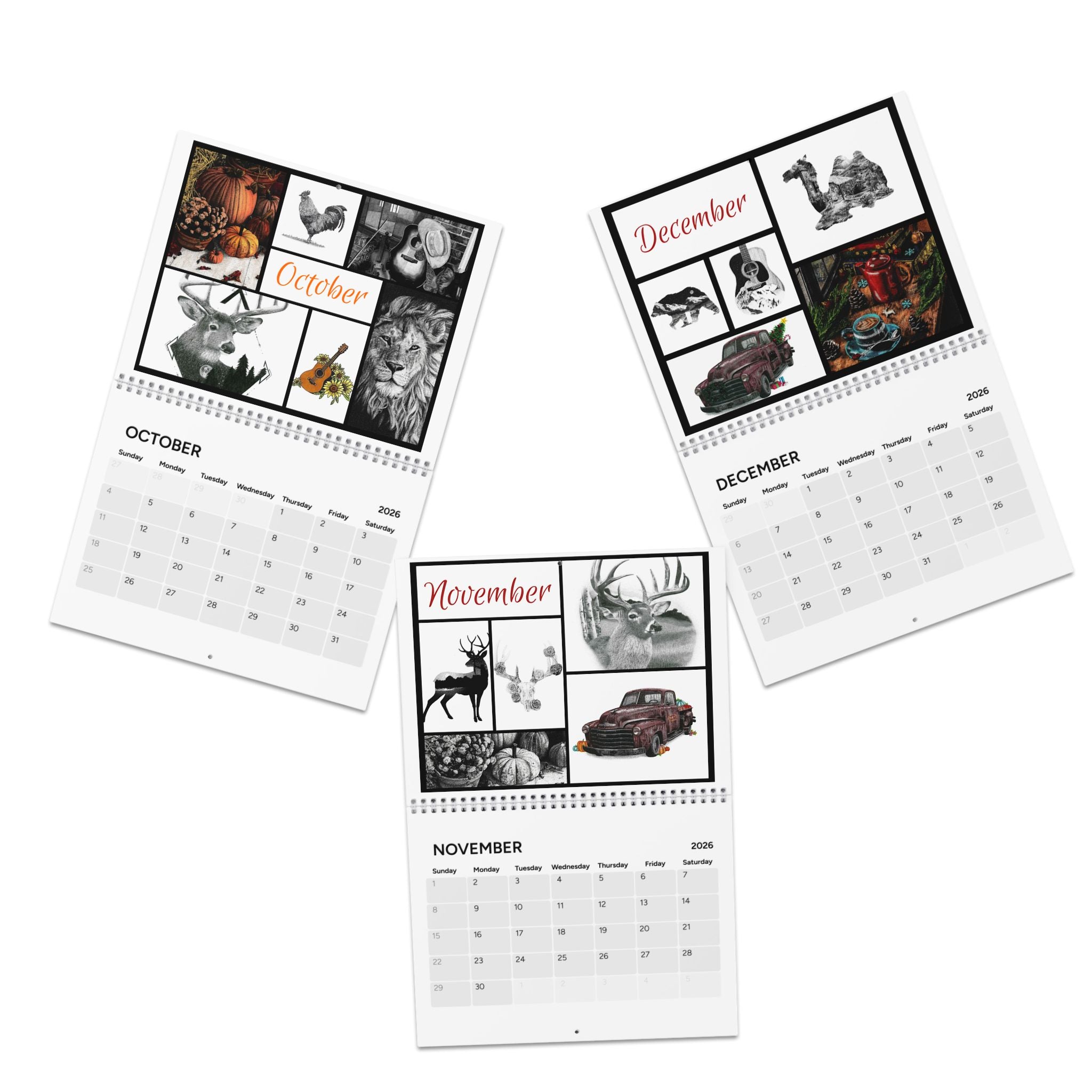 Cora Worthington Art Calendar 2026